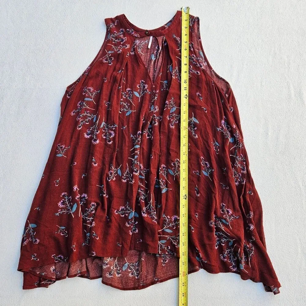 Free People Swing Tree Tunic Tank Top Size Small